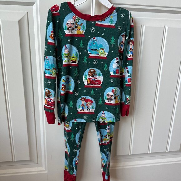 Little Sleepies Disney A Very Pixar Christmas Pajamas Size 2T - Picture 1 of 3